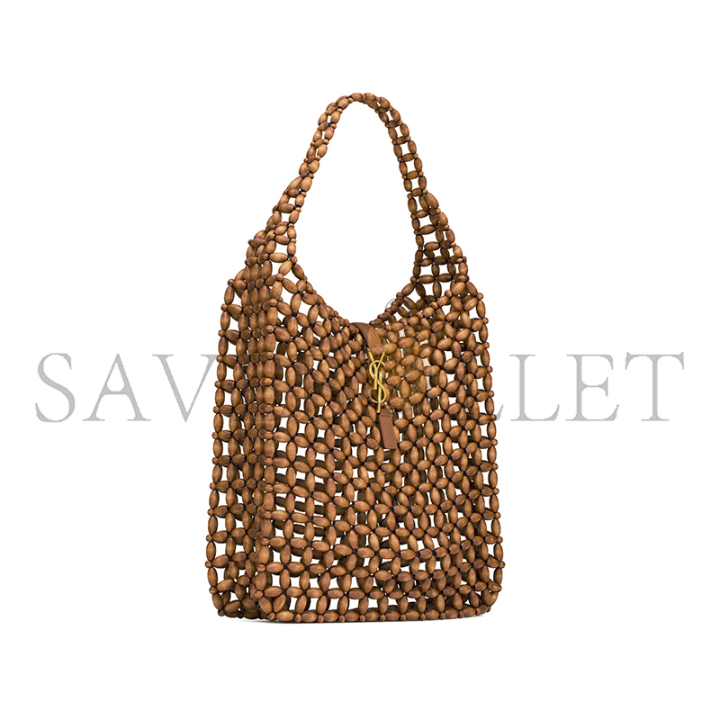 YSL LE 5 À 7 LARGE IN WOOD BEADS 823807KAAAZ9384 (30*35*10cm) YSL LE 5 À 7 LARGE IN WOOD BEADS 823807KAAAZ9384 (30*35*10cm)